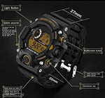 Men Women Digital Watch | Waterproof Sports Watch | LED Display Casual Wrist Watch for Boys & Girls
