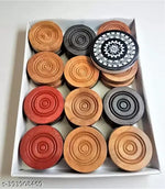 20 INCH CARROM BOARD WITH  CARROM COIN, STRIKER POWDER COMBO PACK