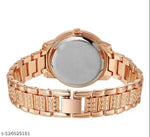 Latest shiny Cristal diamond premium quality analog watch for women and pretty girls