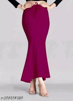 SHAPWEAR Microfiber Fishcut Flare Saree Shapewear, Petticoat, Skirts for Women, Lycra Shape Wear