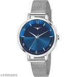 Jainx JW691 Blue Dial Mesh Band Analog Watch - For Women
