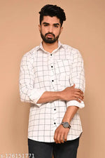 Men's Cotton Lining Checks Shirt