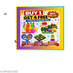 Plastic Fruits N Veggies Exclusive Collection of Realistic Sliceable Fruits, Vegetables, 6 Fruits, 6 Vegetables, 2 Board,2 Knife for Girls and Boys (Multicolour), 16pc