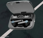 Wireless Bluetooth B-235 Neckband with Mic Powerful Stereo Sound Quality Bluetooth Headset (Black, True Wireless)