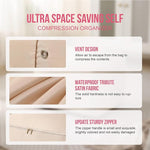 Space Saving Self Compression Organizer, Packing Cubes, Waterproof & Moisture-Proof (Pack of 1)