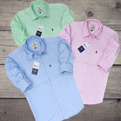 Full Sleeves Solid Shirt for Men (Multicolor, M)