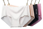 Women's Ice Silk Blend Invisible Lines No Show Hipster Panty (Pack of 4).