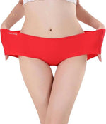 Women's Ice Silk Blend Invisible Lines No Show Hipster Panty (Pack of 5)