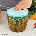Premium Vegetable Chopper 750 ml, with 06 Blades Superb Quality Chopper
