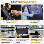 Universal Fit Magnetic Car Side Window Privacy Sunshade Car Window Curtain