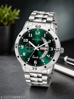 Premium White Dial Watch with Stylish Stainless Steel Strap : Premium watch | White Dial | Stainless steel strap | Men's watch | Stylish design