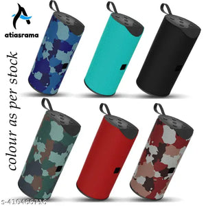 Wireless rechargeable portable Premium bass Multimedia 10 W Bluetooth Speaker ( Multicolour as per stock )