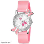 fashion jewellery new for woman and girlsTrendy Watch Bracelet Combo for Girls – Available in Black, White, Blue, Red & Pink