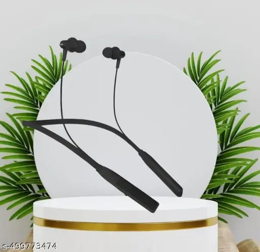 Bluetooth Black NB-111 Necband Wireless Long Standby Sports Headphones, Wireless Neckband Earphones
