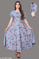 Trendy & Stylish printed dress for women & Girls (Black)