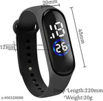Slim Digital Led Touch Screen Bracelet Band Watch for Boys and Girls