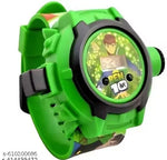 Digital Watch For Kids Spinner Cap With Multi Disco Light Glowing