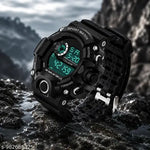 Attractive Black Sports Watch For Men