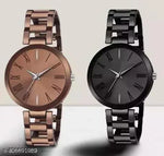 Classic Silver Round Dial Women's Watch