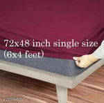 Mattress Cover Protector With Zipper-Chain|Single Bed Size|72×48×5 inch|4 by 6 Foot|Multicolour|Pack Of 1