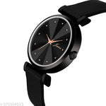 Jainx JW8552 Black Silicone Band Analog Watch for Women