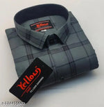 FINE QUALITY COMFORTABLE COTTON FULL SLEEVES FORMAL AND CASUAL CHECK SINGLE POCKET SHIRT