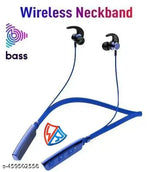BT 235 Bluetooth Neckband With Good Battery Backup 8 Hour Playtime Wireless For Girls And Boy | Perfect For Driving And Gym