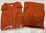 Women's Full Embroidery Co-ord Set of Top and Bottom