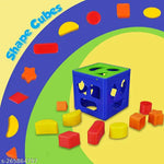 Shape Sorting Cube with 18 Shape and Different Color - Kids Activity Toys - Learning and Educational Toys with Multicolour (ISI Approved) (19 pieces)