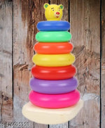 Teddy Rings for Kids with Play Set Toy, Brien Development Toy for Kids, Best Gift for Baby Boys and Girls- Multi Color