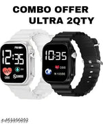 Black + Neavy blue 2qty ultra combo digital watch men & women