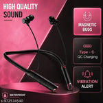 Signatize Bluetooth Wireless in Ear Earphones with Upto 52 Hours Playback, 10mm Dynamic Driver, Gaming Mode, High Bass, IPX4 Water and Sweat Resistant, Type C Fast Charging