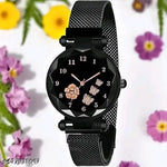 Analog Women's Watch (Black Dial) (Pack of 2)