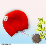 QOC  Mustard Seeds (Rai) Pillow Cotton,Baby Head Shaping Takiya Detachable Mustard/Rai Seed Pouch for Easy Washing Feeding & Nursing Baby Neck Pillow Soft Head Shaper Anti Flat Pillow With Mustard Seeds For Newborn Babie(0-9Months)