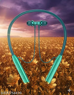 Ubon CL-410 in-Ear Wireless Neckband | Playtime 45 Hours,| 450 Hour Standby Time, Quick Charge | Magnetic Earbuds | Tangle Free Brided Cable, Bluetooth Headset with Mic for Phone Calls Music (Blue)