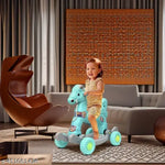 Boy's and Girl's 2 in 1 Baby Horse Rider/Rocker for Kids 1-3 Years Birthday Gift, Jolly Horse, Pack 1