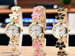 Lettest Fashionable Round Dial Analog Watch with Bracelets Combo For Girls/ Women