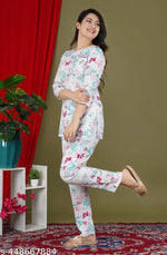 Trendy Fashionable Women Top & Bottom Sets