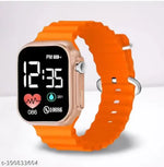 Black + Neavy blue 2qty ultra combo digital watch men & women