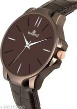 Swisstyle Men Synthetic Round Dial Brown Analog Watch