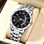 Premium White Dial Watch with Stylish Stainless Steel Strap : Premium watch | White Dial | Stainless steel strap | Men's watch | Stylish design