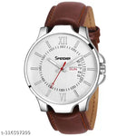 DOIL DOMEC Pack of 2 Black and Brown Trending new Watch for men l Men Watches l New Watches | Lather Watches | Sports Watches | Black watches | Blue Watches New Watches |