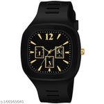 Watch Combo BUY 1 GET1FREE Black Designer Professional PU Analog Watch pack of 2