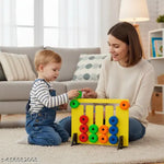 Shape Sorting Cube with 18 Shape and Different Color - Kids Activity Toys - Learning and Educational Toys with Multicolour (ISI Approved) (19 pieces)