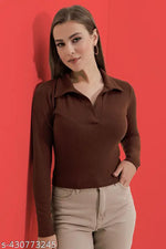 Polyester Crop Top For Women Korean Top For Women Fashion Top Party Trendy Top Under 299
