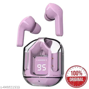 TWS Earbuds, True Wireless Bluetooth Headphone, TWS earphone, bluetooth headset, 36 Hrs Playtime, 10mm HD Drivers, Best Quality Wireless Bluetooth Headphones & Earphones, Touch Control, Sweat Proof (Pink)