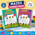 Quizs and Puzzle for Kids Set of 5 Educational Puzzle Collection with Brain Games, Word Search, Mazes, Dot to Dot, Puzzle and Crossword Challenges