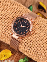 Jainx JW691 Blue Dial Mesh Band Analog Watch - For Women