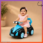 kiddykin Musical 2 in 1 Horse Rocker Cum Rider-Kids Ride On Push Car with Parent Control Toy Toddler Baby Toy 1-4 Years Old Indoors and Outdoors Kids Suitable for Boys & Girls (Blue)