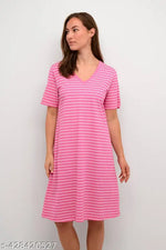 Women REDWHITE STRIPE Dress